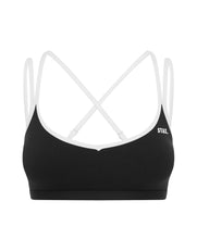 Double Strap Crop Airlyte - Liquorice