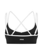 Double Strap Crop Airlyte - Liquorice