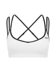 Double Strap Crop Airlyte - Domino