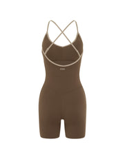 Backless Playsuit Airlyte - Coconut