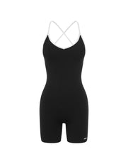 Backless Playsuit Airlyte - Liquorice