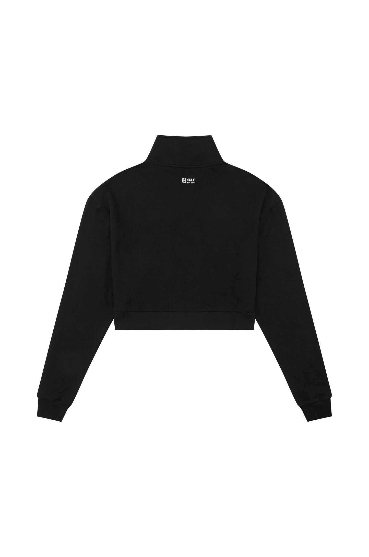 RC3 Cropped 1/4 Zip Crew - Black