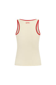 RC3 Ribbed Singlet - Cream