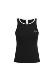 RC3 Ribbed Singlet - Black