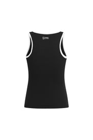 RC3 Ribbed Singlet - Black