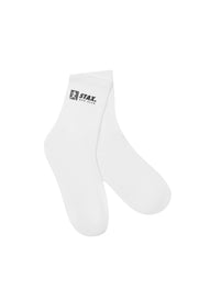 RC3 Socks - White/Black Logo