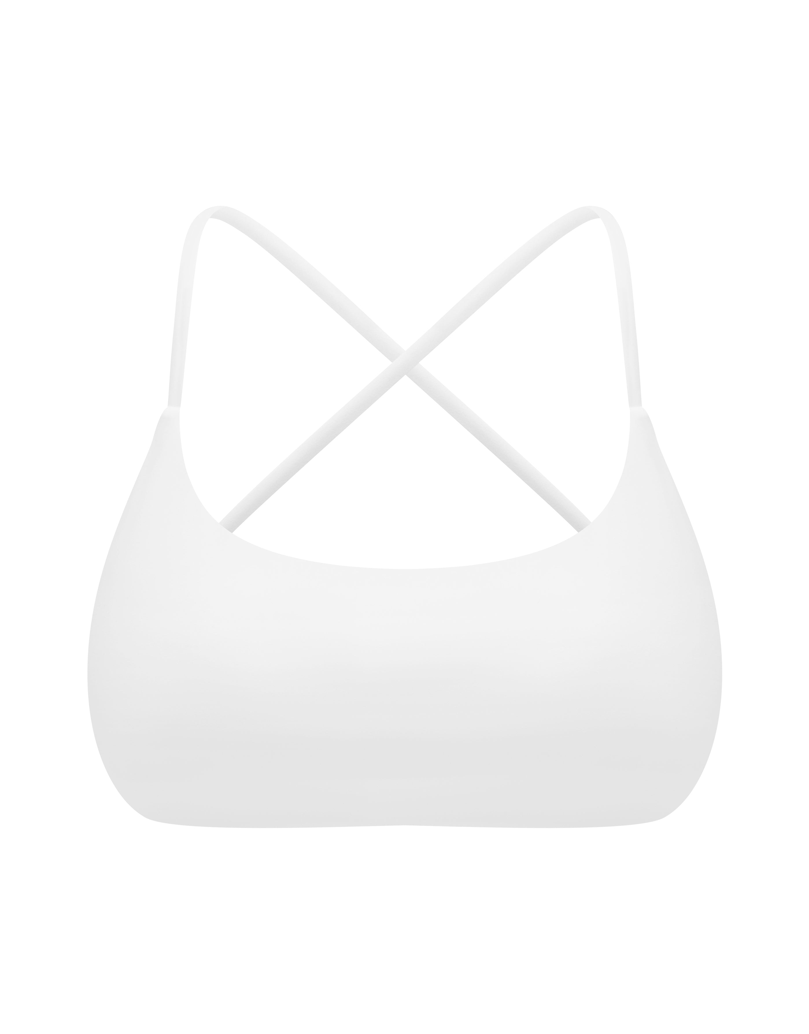 Crossback Crop Airlyte - White