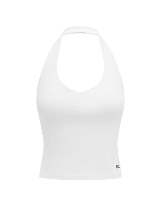 Halter Tank Airlyte - White