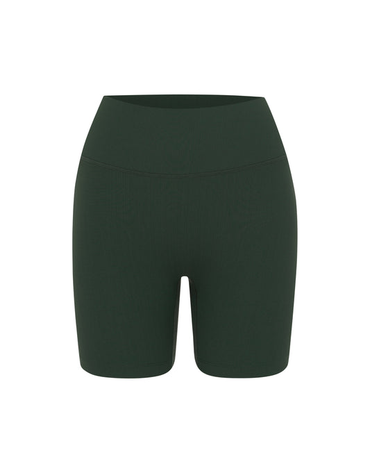 Active Rib Midi Bike Shorts - Alpine