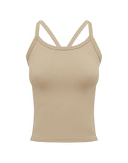 Premium Seamless Tank - Taupe