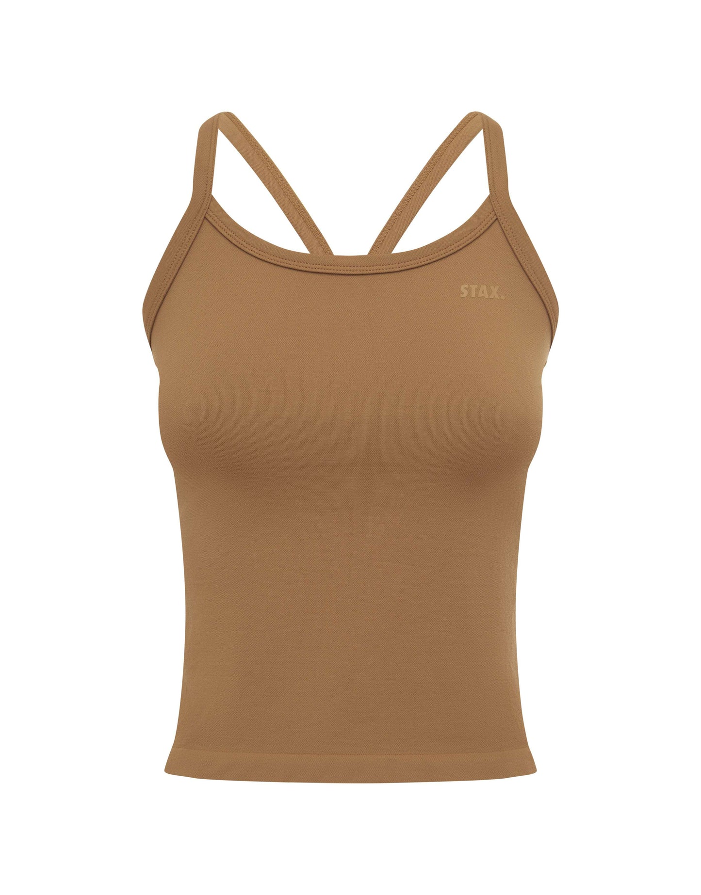 Premium Seamless Tank - Toffee