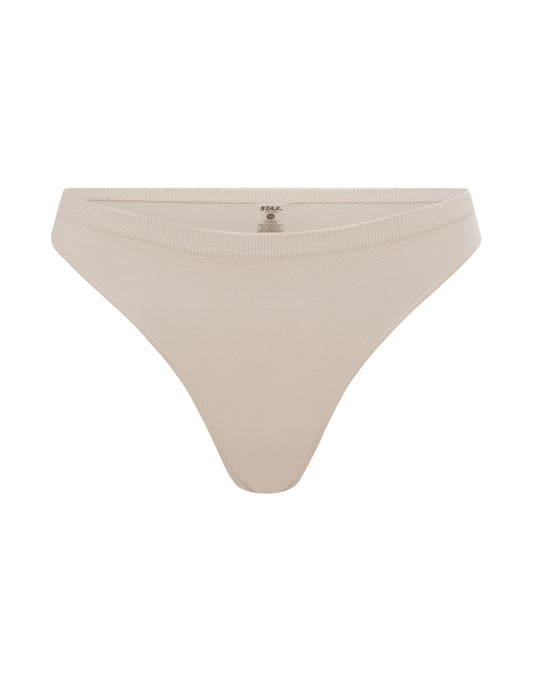 Premium Seamless G-String - Bone