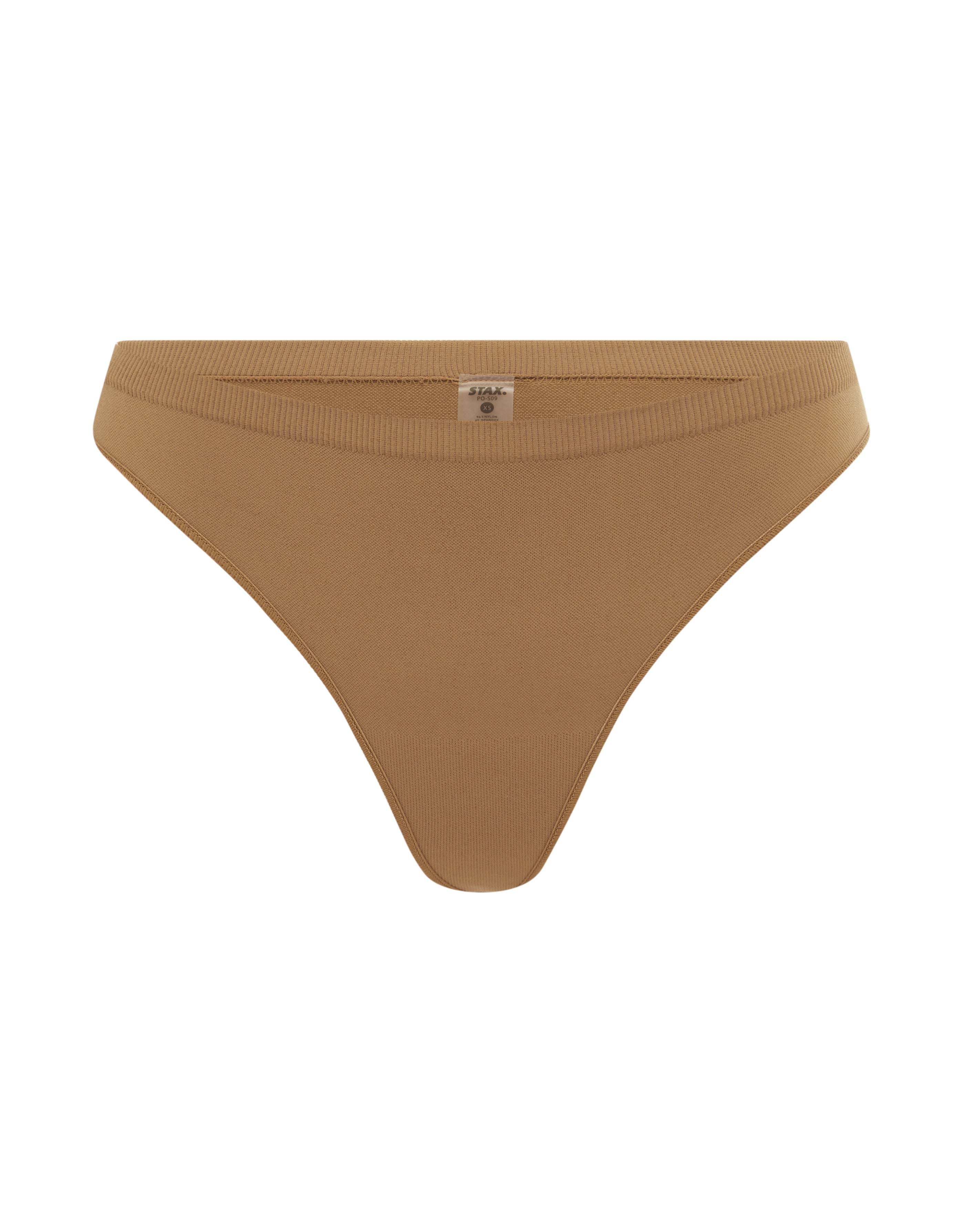 Premium Seamless G-String - Toffee