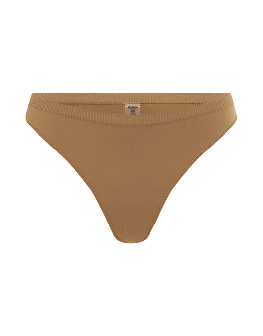 Premium Seamless G-String - Toffee
