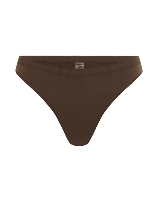 Premium Seamless G-String - Cocoa