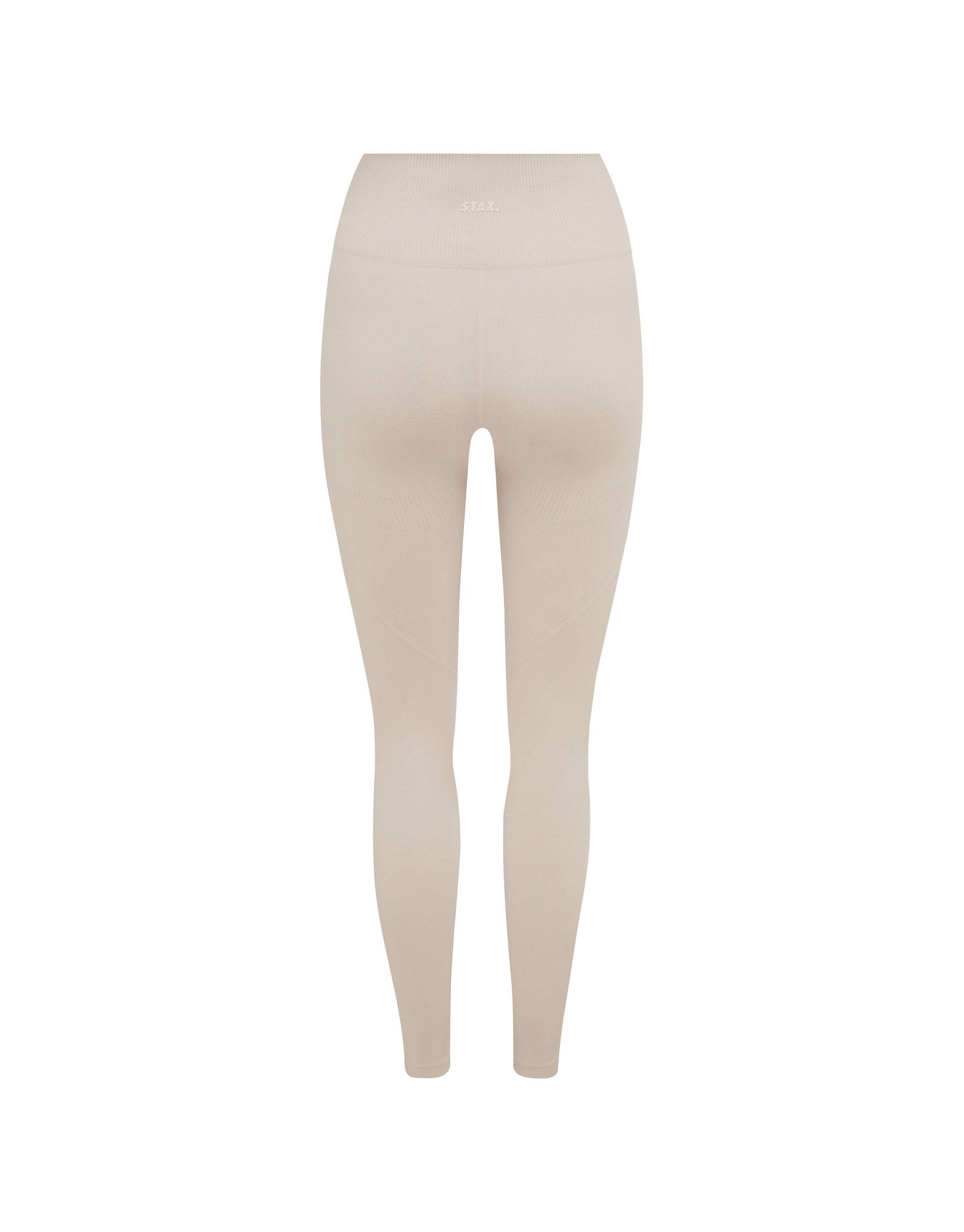 Premium Seamless Full Length Tights - Bone