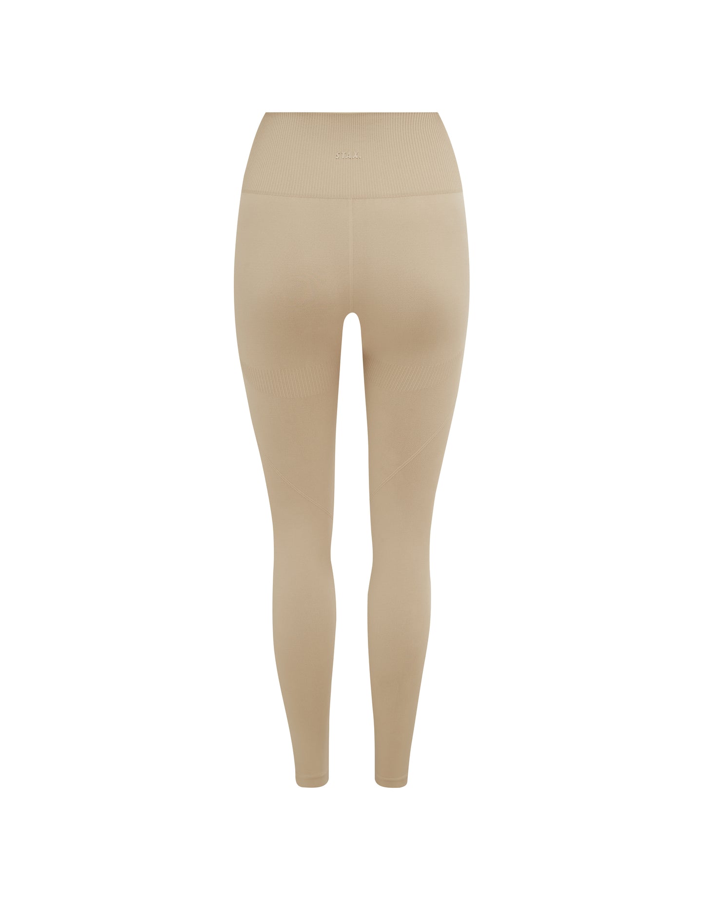 Premium Seamless Full Length Tights - Taupe