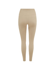 Premium Seamless Full Length Tights - Taupe