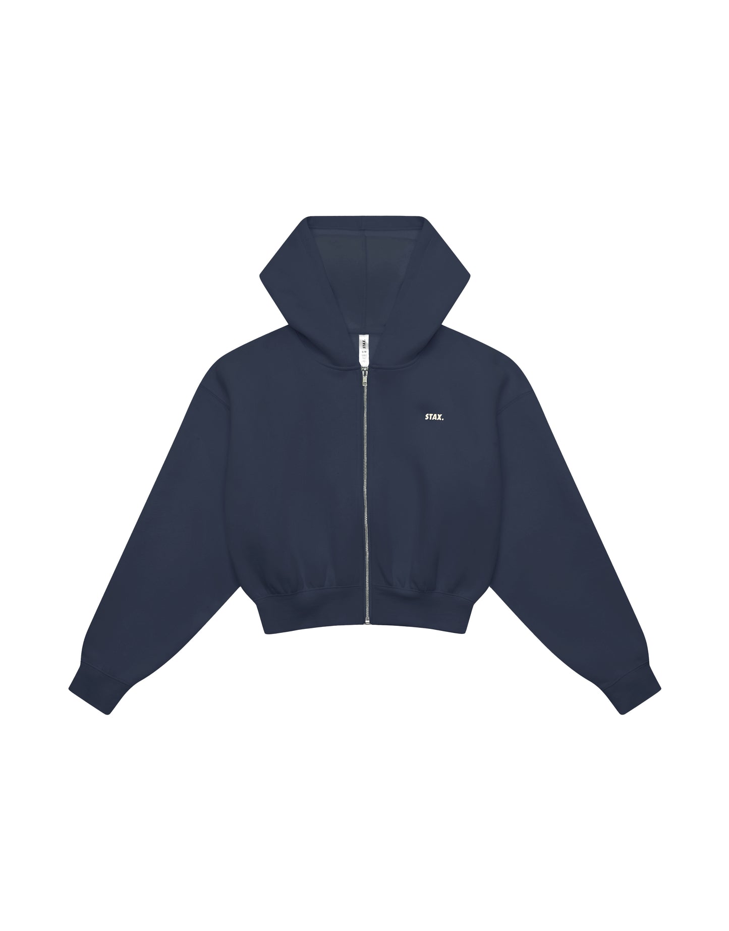 Cropped Zip Hoodie Solfleece® - Vintage Navy