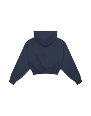 Cropped Zip Hoodie Solfleece® - Vintage Navy