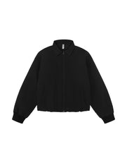 Collared Bomber Jacket - Ink
