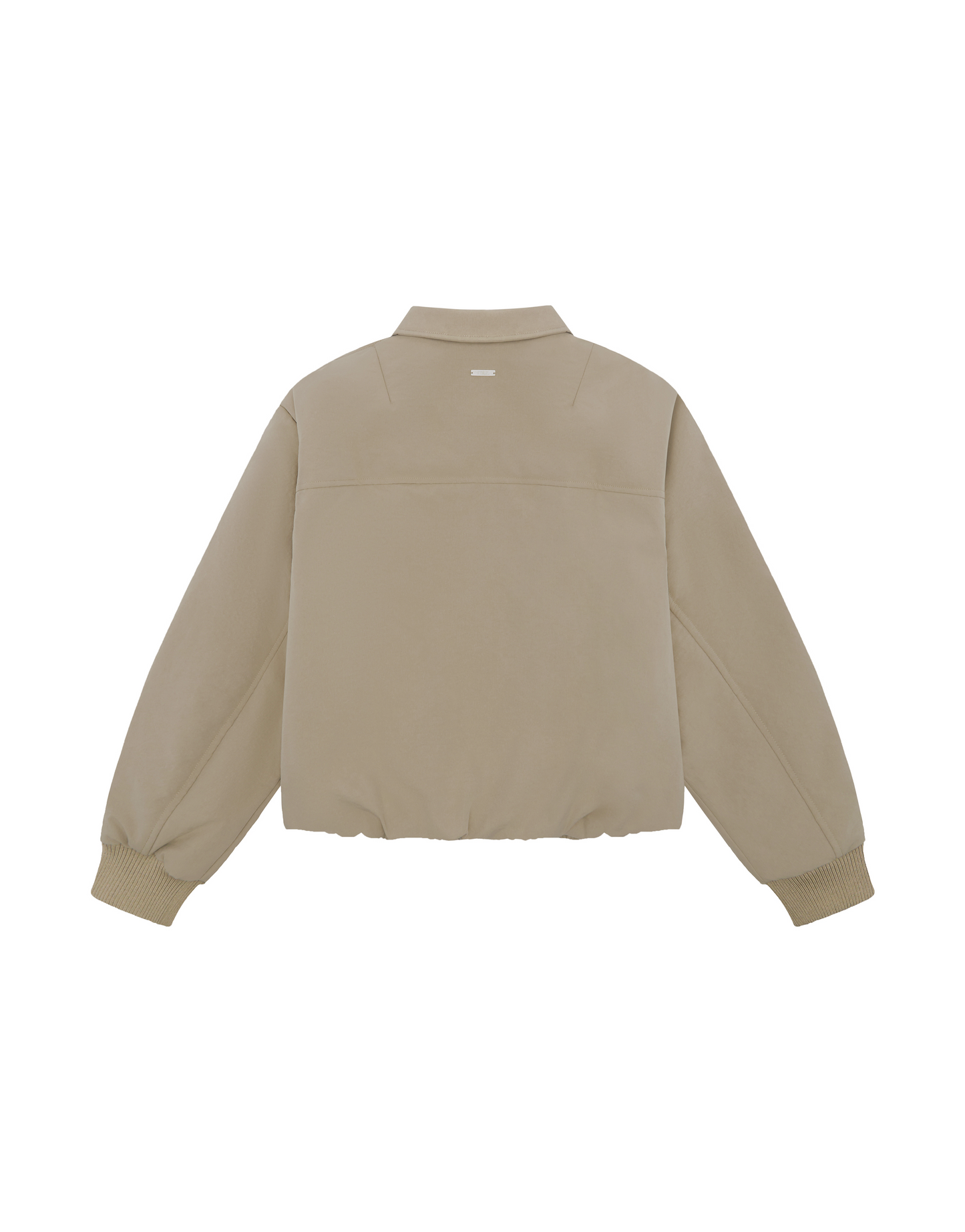 Collared Bomber Jacket - Sandstone