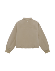 Collared Bomber Jacket - Sandstone
