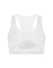 Mesh Racerback Sports Bra Astryx - White