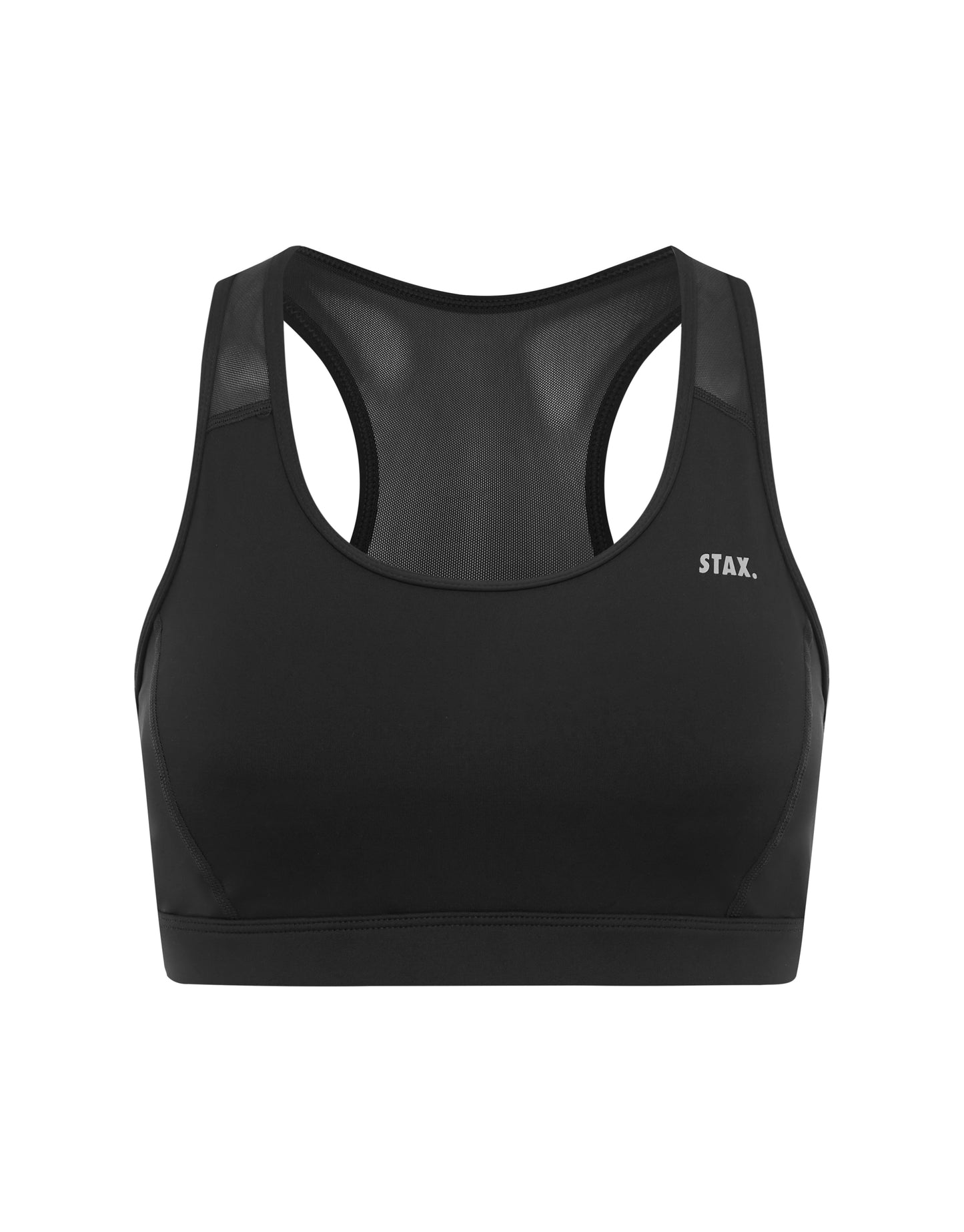 Mesh Racerback Sports Bra Astryx - Carbon