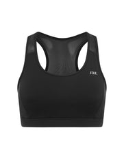 Mesh Racerback Sports Bra Astryx - Carbon
