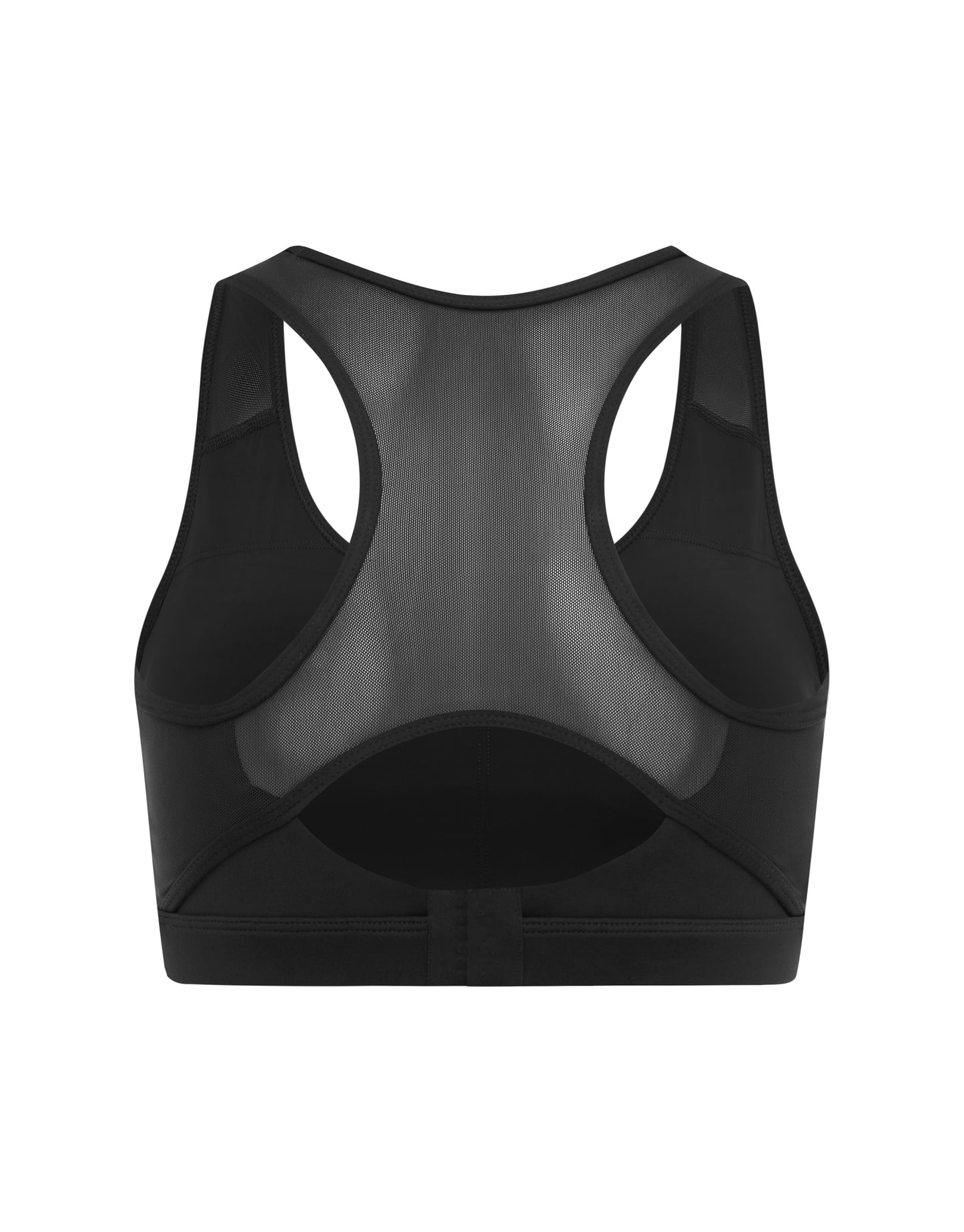 Mesh Racerback Sports Bra Astryx - Carbon