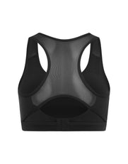 Mesh Racerback Sports Bra Astryx - Carbon