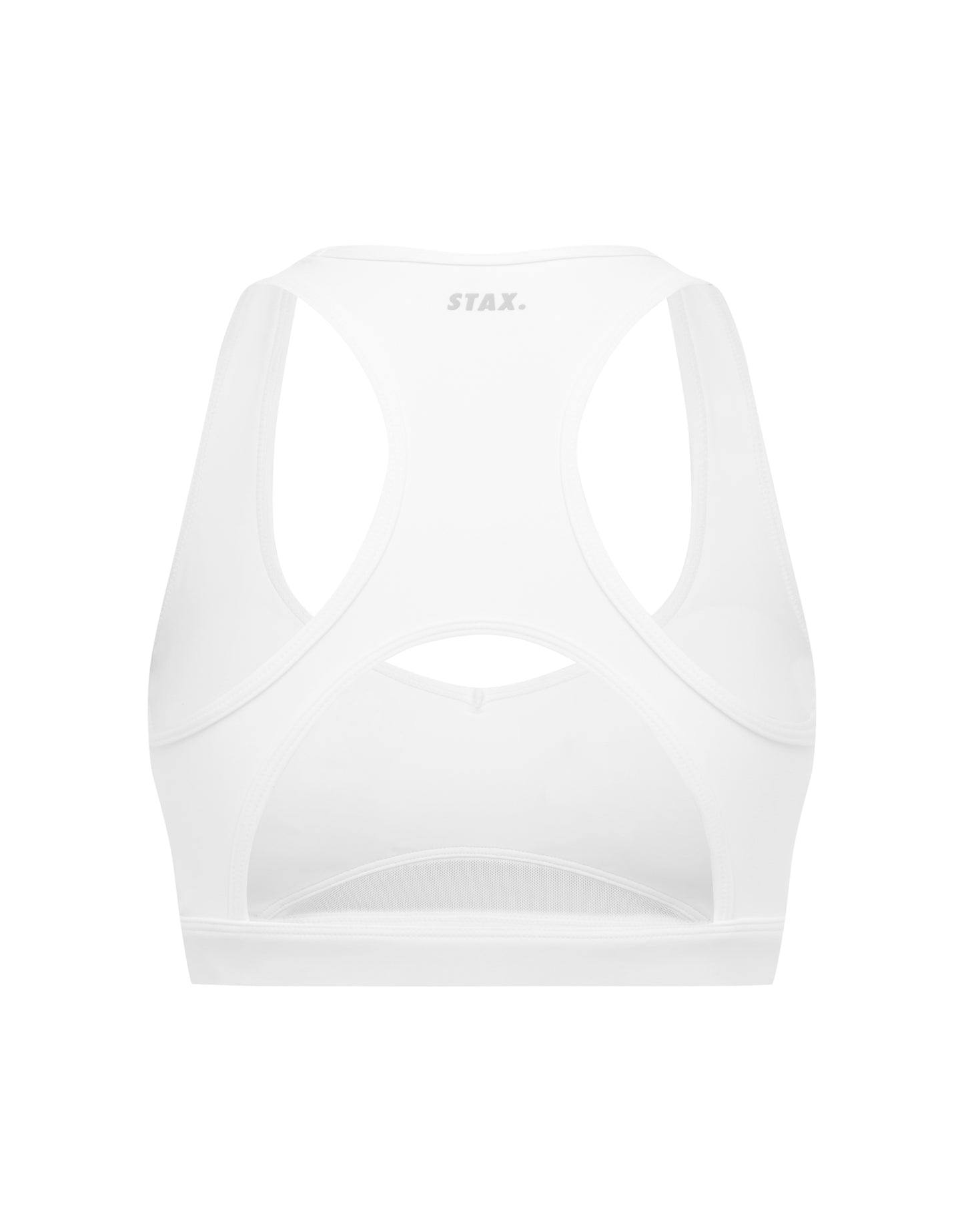 Mesh Sports Crop Astryx - White