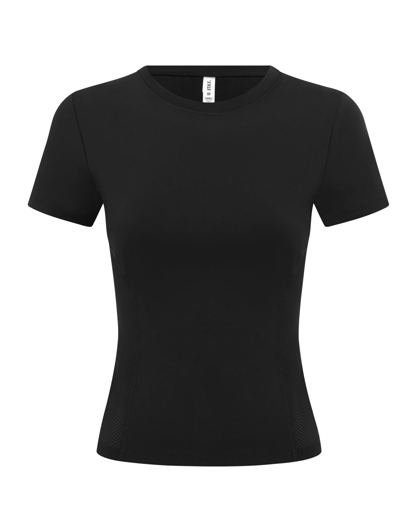 Fitted Mesh Tee Astryx - Carbon