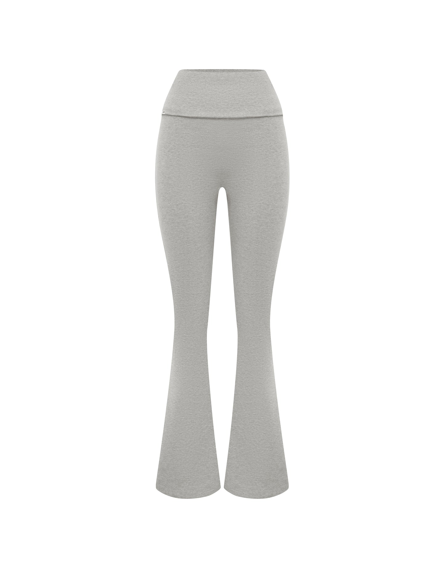 Cotton Comfort Fold Over Flare - Grey Marle