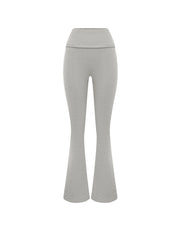 Cotton Comfort Fold Over Flare - Grey Marle