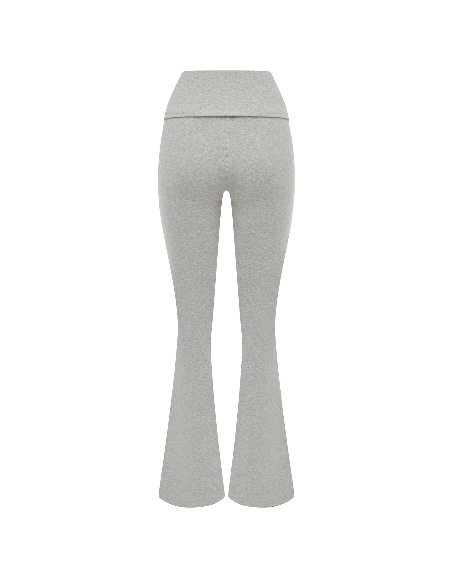 Cotton Comfort Fold Over Flare - Grey Marle