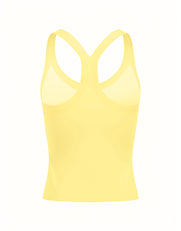 V Neck Tank Airlyte - Limoncello
