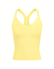 V Neck Tank Airlyte - Limoncello
