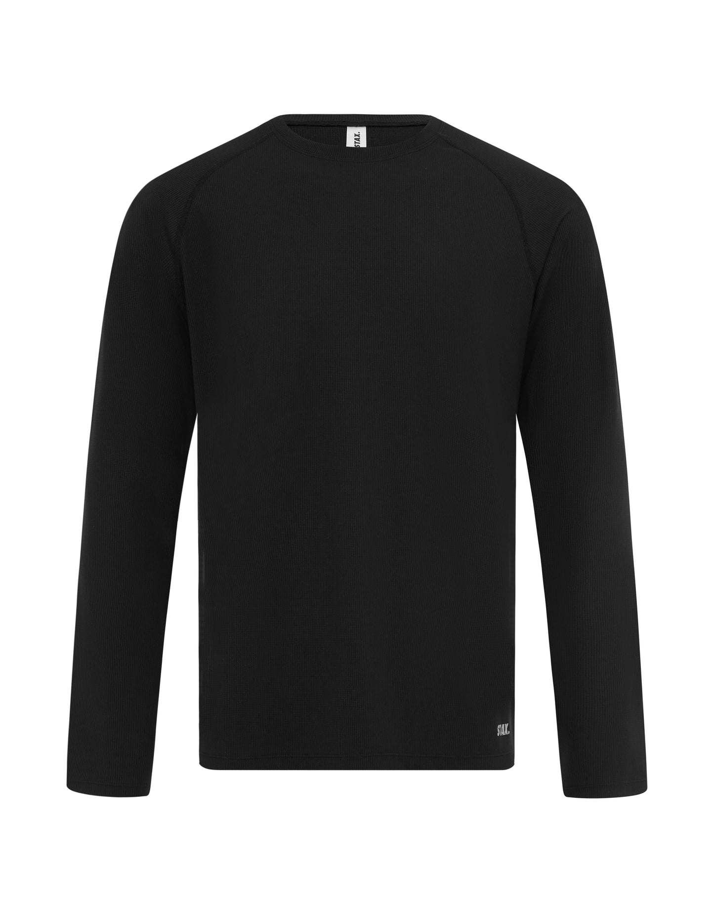 Conqr Waffle Long Sleeve - Black