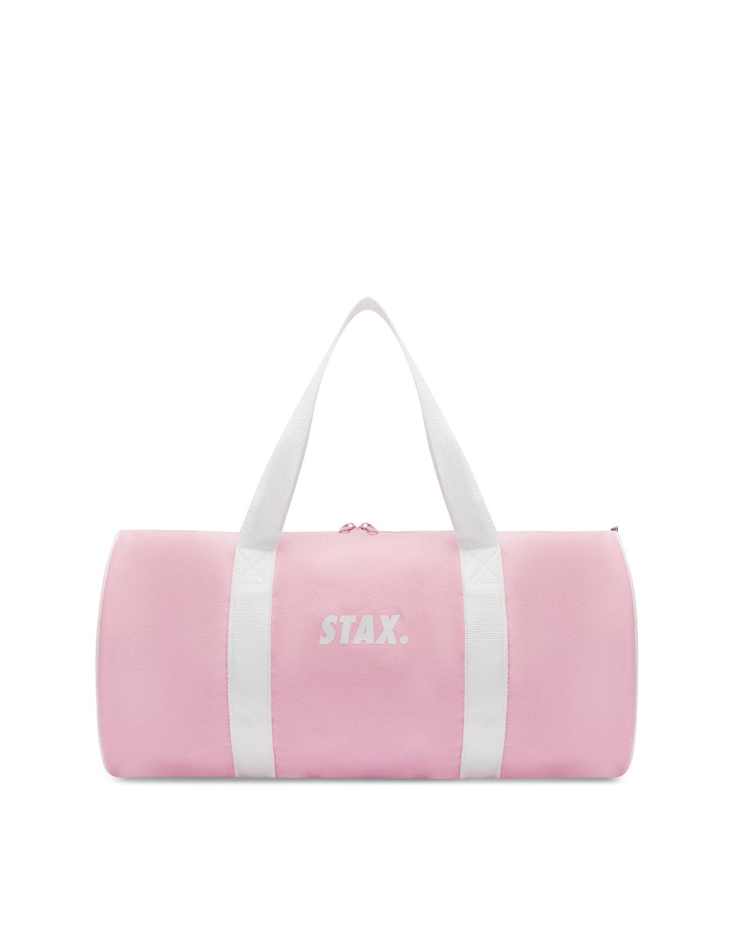 STAX. Canvas Duffle Bag - Pink/White