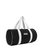 STAX. Canvas Duffle Bag - Black/White