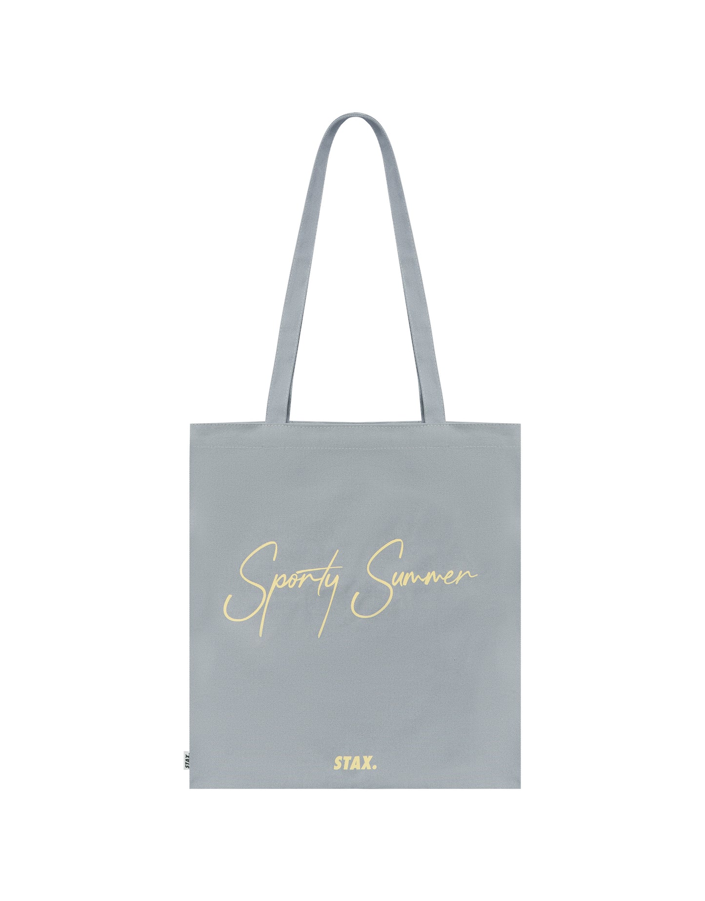 Sporty Summer Tote Bag - Grey/Yellow