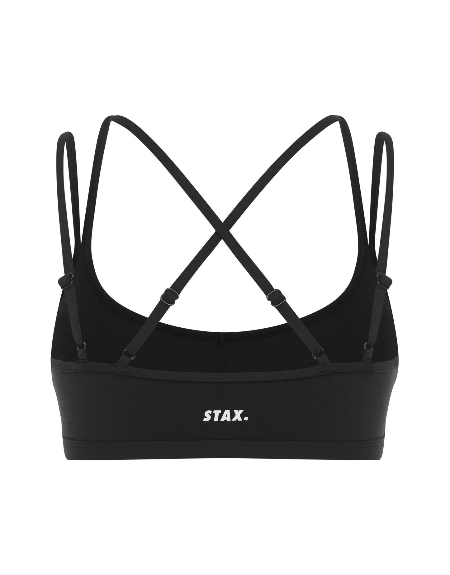 Double Strap Crop Airlyte - Black