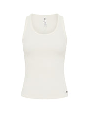 Active Rib Racer Singlet - White