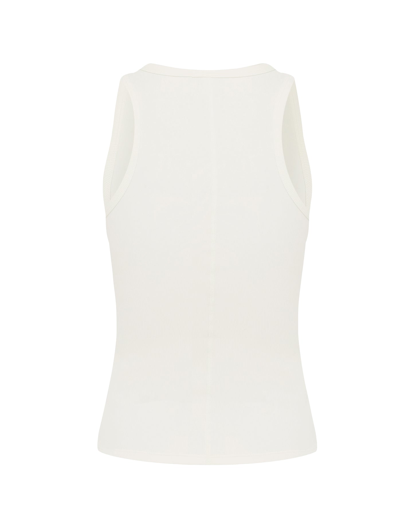 Active Rib Racer Singlet - White
