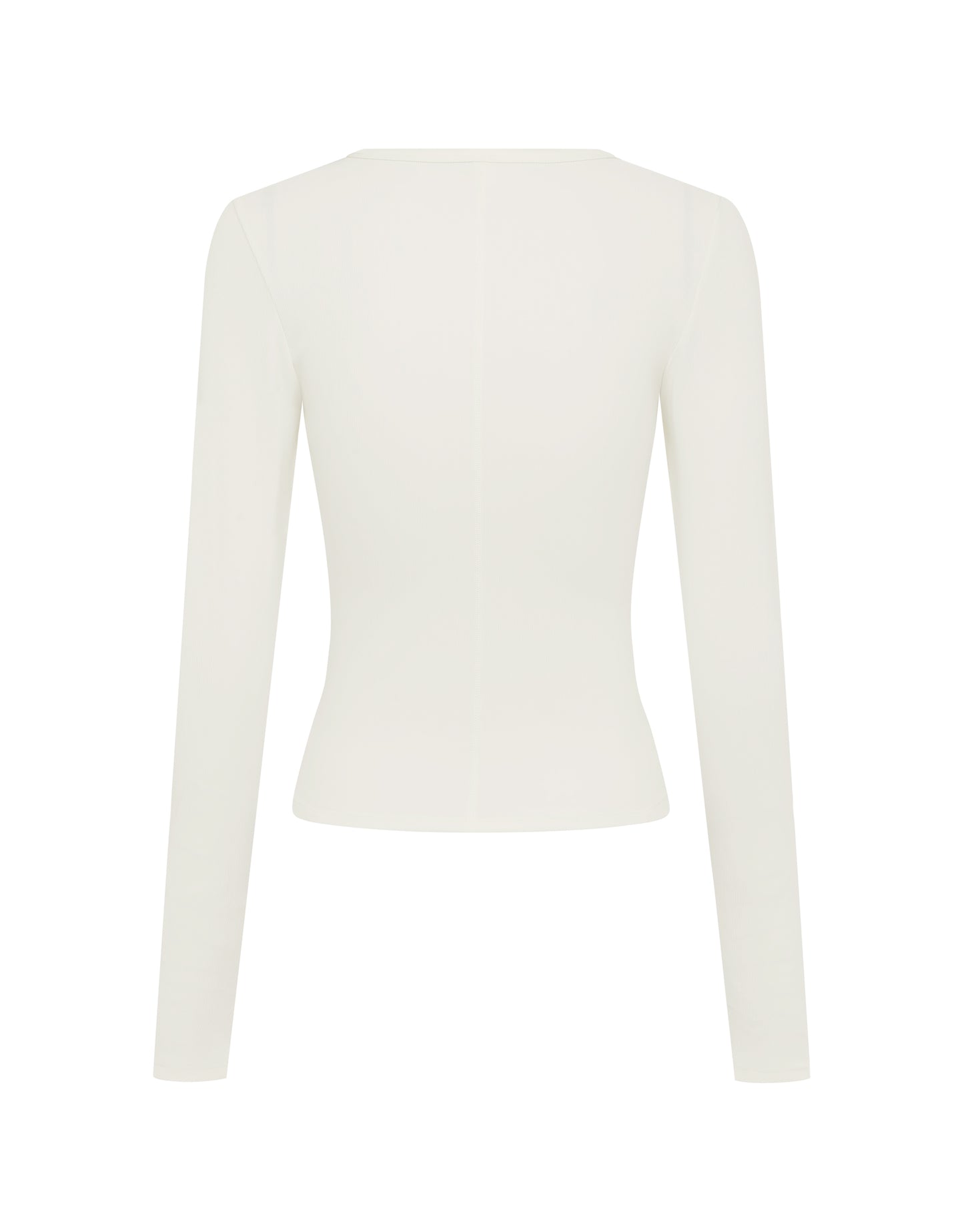 Active Rib Long Sleeve - White