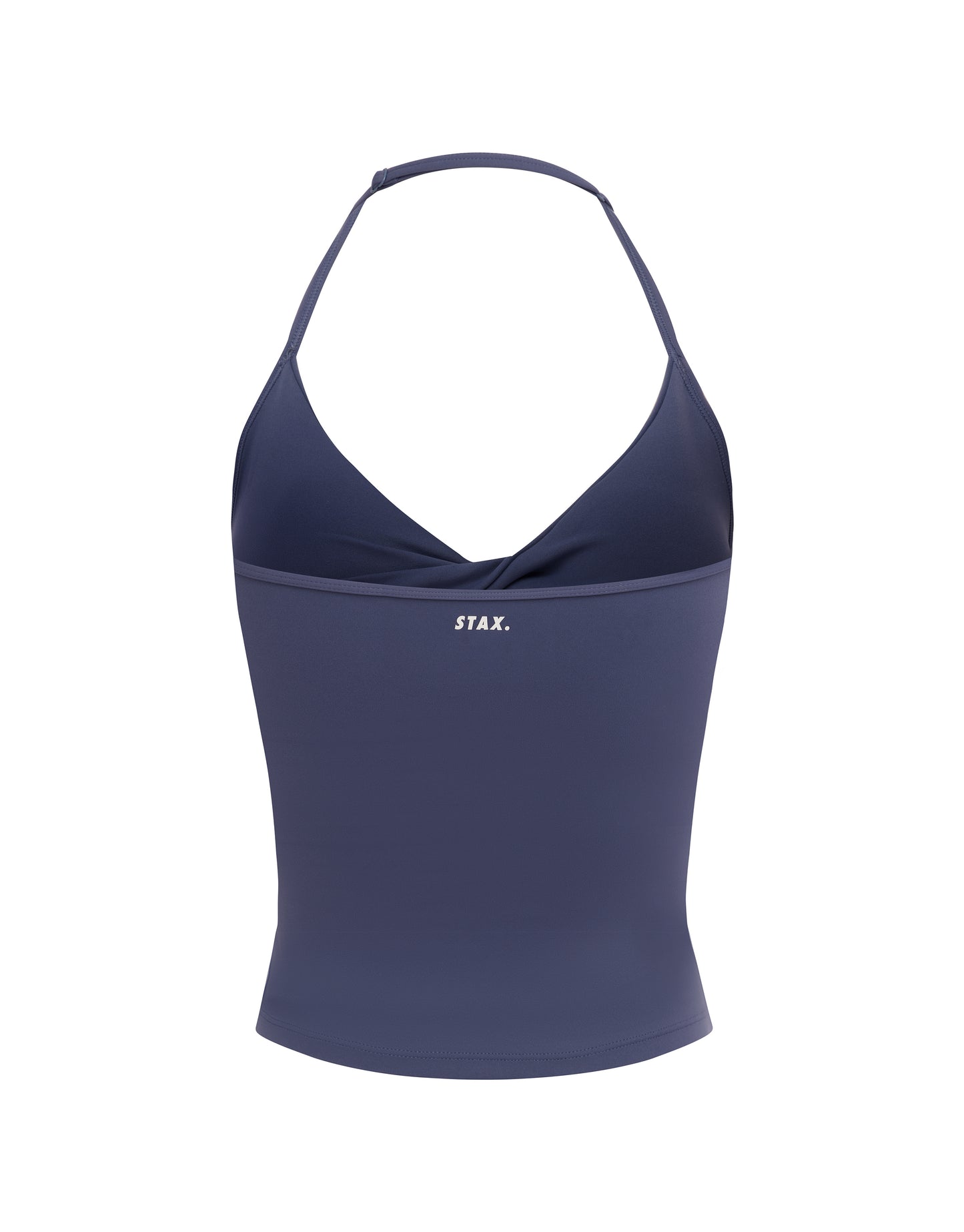 Twist Halter Tank Airlyte - Blueberry