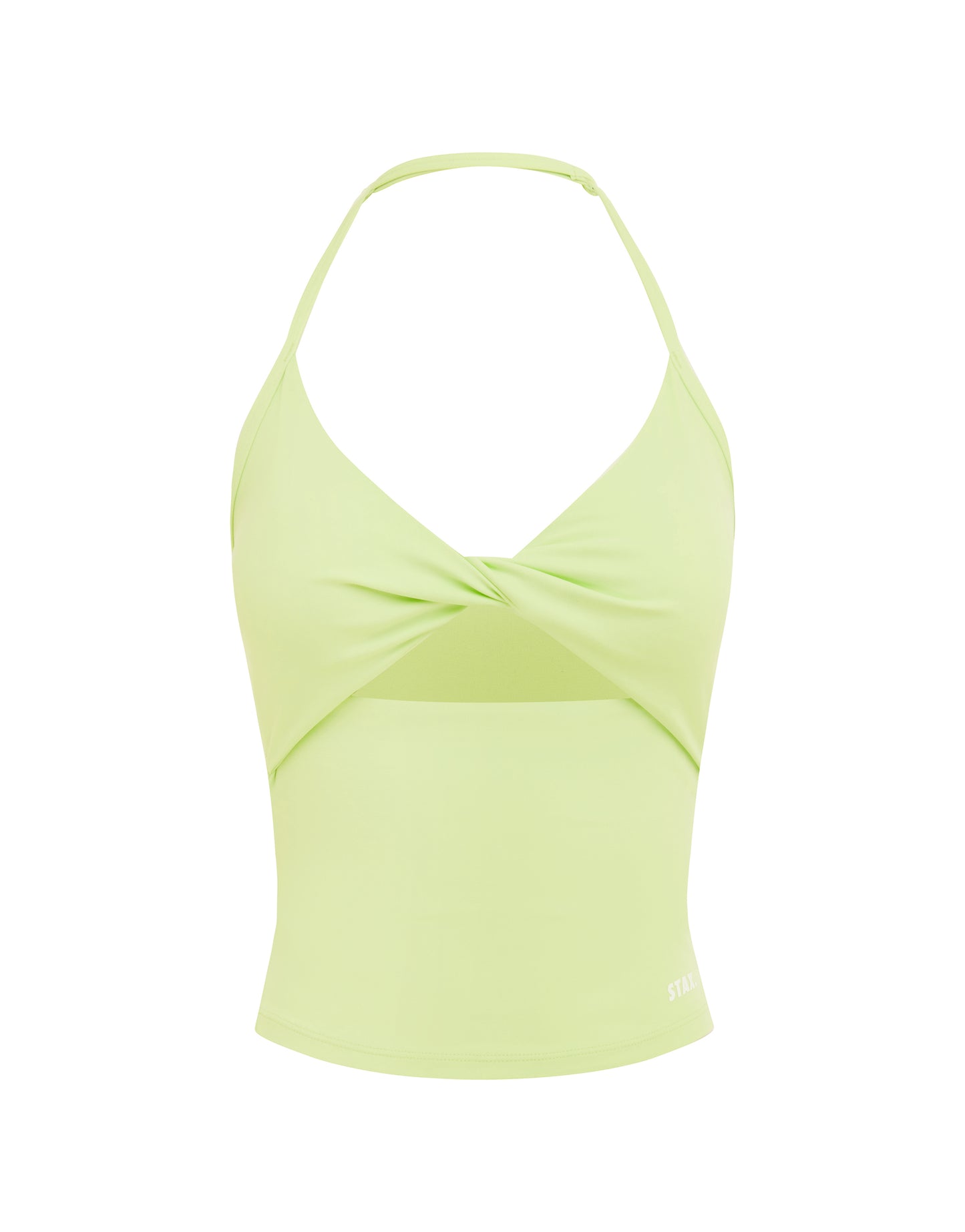 Twist Halter Tank Airlyte - Lime
