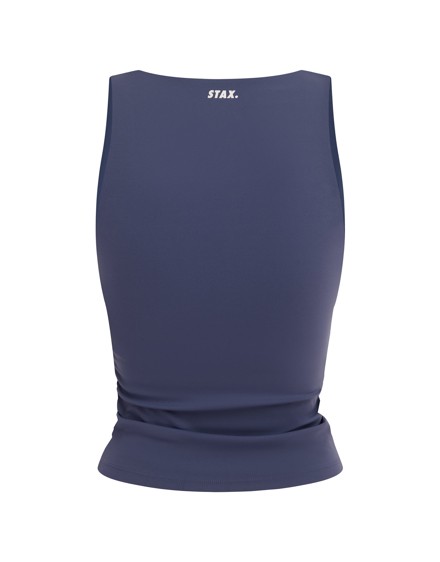 V Front Ruched Tank Airlyte - Blueberry